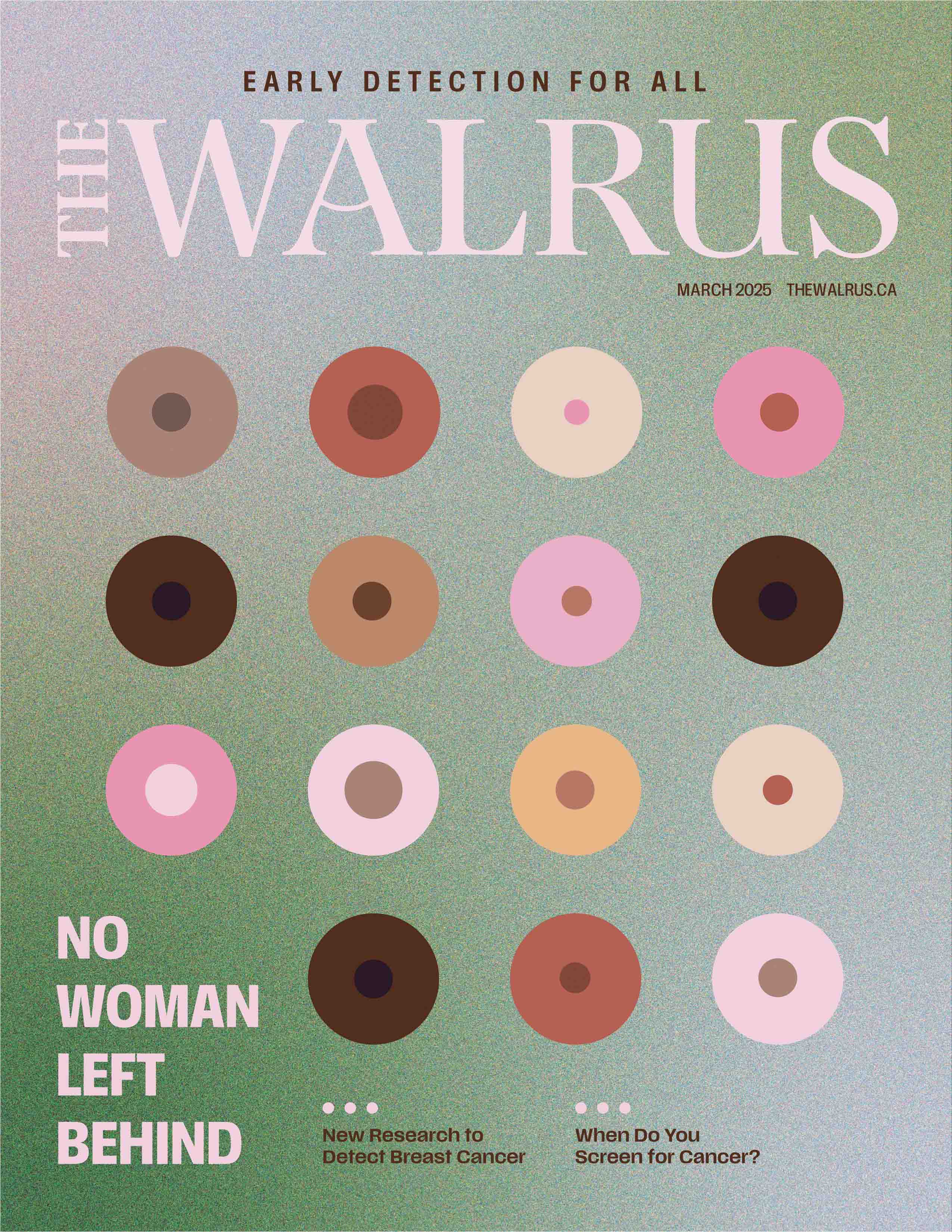 Thumbnail drawings for Walrus Magazine Cover